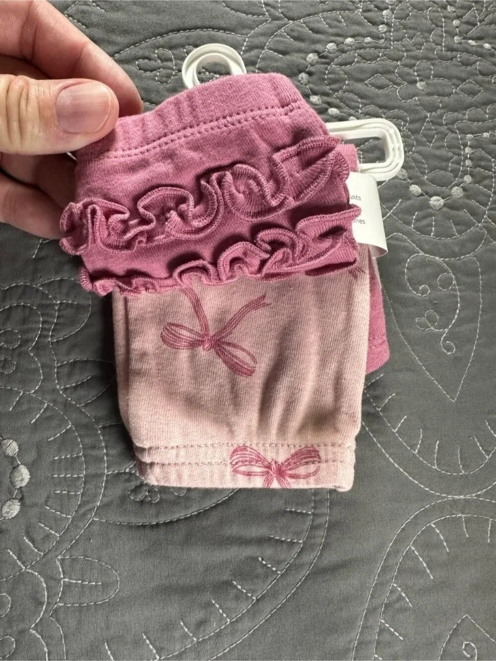 Carters Pink Newborn 3 Pack Onesies and 2 Pack Pants Lot NWT Size Newborn